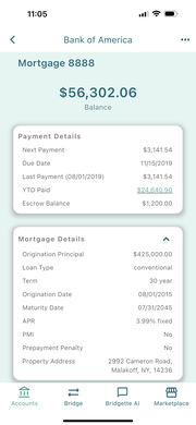 Manage Debt Screenshot